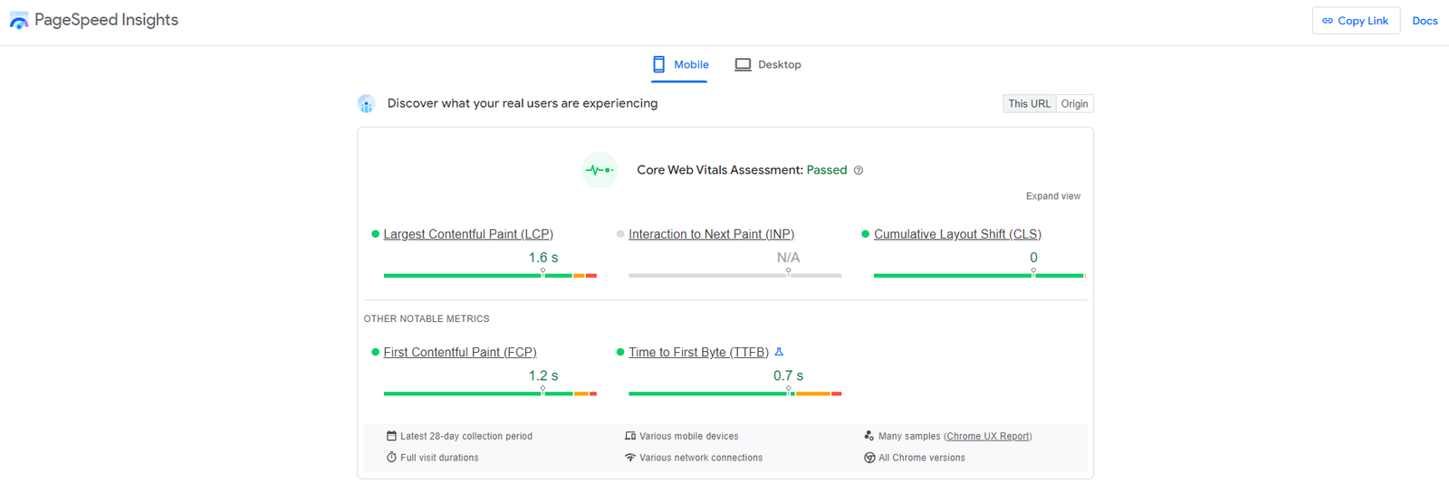 Google page speed optimization